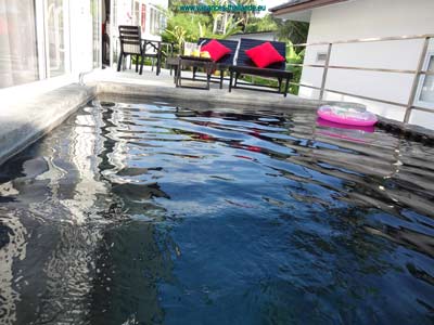 the villa with private pool on the terrace essential to koh samui